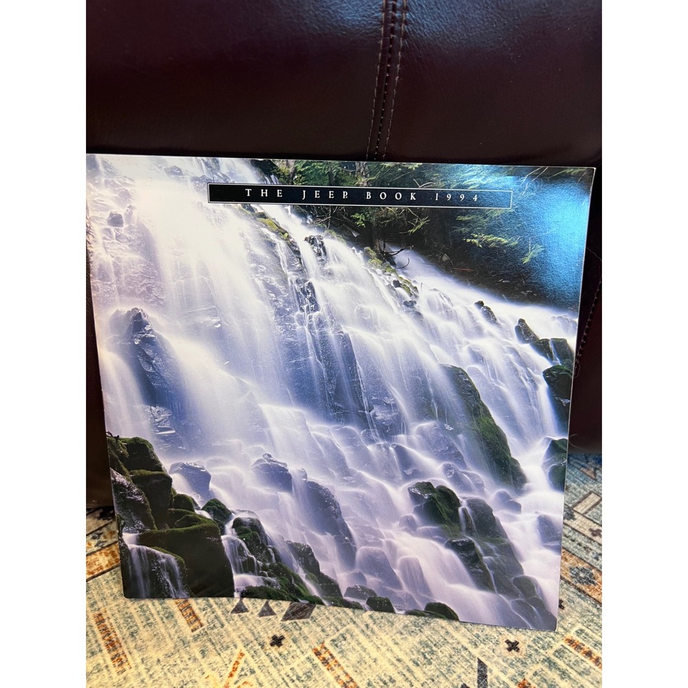 The Jeep Book 1994 Dealership Sales Brochure Wrangler Cherokee‎ Automotive Mopar